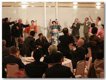 懇親会から-西郷隆盛のご誕生日をお祝い